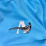 NWT Sport Haley Zip Up Polo Medium Blue Photo 14