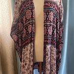 Knox Rose  Floral Kimono in Pink and Black Photo 0