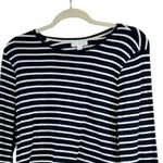 Charter Club Blue White Striped Top Large Photo 5