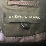 Andrew Marc  Lamb skin Leather butterfly lining moto jacket black size XS Photo 3