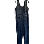 Tommy Hilfiger NWT | Black Velvet Tie-Waist Sleeveless Jumpsuit Black XL Photo 8