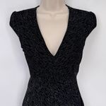 Windsor Vintage Y2K  Dress Womens Small Black Silver Sparkle Festive Whimsigoth Photo 1