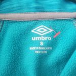 Umbro  Teal Fleece Quarter-Zip Size Small With Thumb Holes Photo 1