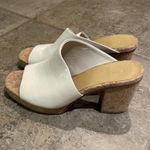 Vince  Wyatt-E Flax Leather Mule Sandal Shoes Womens Size 9M Cork Heel Open Toe Photo 3