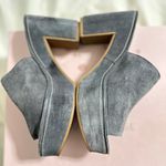 L’Autre Chose women suede wedge clogs in Grey size36 Size 6 Photo 2