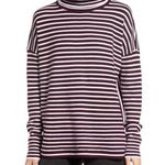 French Connection Babysoft Stripe Cowlneck Sweater Winter Cowl Fall Pullover Photo 0