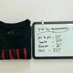 Disney  Cruella Long Sleeve Crewneck Shirt Womens‎ Size Medium Black Photo 6