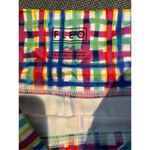 NWT Fleo Spring Be Nice Plaid Shorts power mid high size small Pink Photo 4