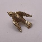 Signed Avon Bird Brooch Tack Pin Gold Tone Photo 1