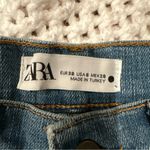 ZARA  WOMENS THE SLIM
CROPPED SUM FIT CROPPED LEG
HIGH RISE 6 BLUE JEANS Photo 6