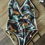 Reversible‎ one piece swimming suit Yellow Size L Photo 0