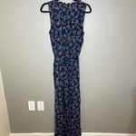 Paige NWT  Paletta Floral-print Sleeveless Ruffle Crop Jumpsuit Size XL Photo 6