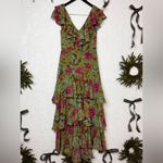 WAYF  cut out tiered ruffle maxi DRESS SMALL Photo 1