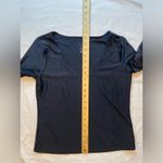 A New Day , Black scoop neck, Long‎ sleeve Tee shirt, size small Photo 2