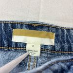 Maurice's  8 Raw Hem Button Fly Medium Wash Blue Jeans Denim  Shorts Photo 7