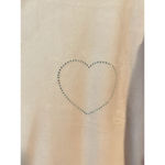 Refuge Hoodie Jacket Womens M Pink Velour Velvet Full Zip Rinestone LOVE New NWT Photo 5