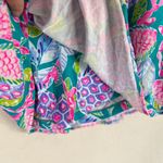 Lilly Pulitzer  Pink and Blue off shoulder Patterned skort romper size XS Photo 4
