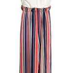 Shop 17 Womens Sleeveless Stunning Belted Pallazo Jumpsuit - Sz M Photo 0