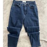 DU/ER Performance Denim High Rise Skinny Jeans Womens 25x36 Dark Stone Stretchy Blue Size 26 Photo 6