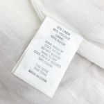 House of Harlow 1960 Floral Palm Linen Puff Sleeve Smocked Midi Dress: Beige Pink Photo 9