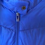 Nordstrom NWOT VIA SPIGA iridescent blue toned puffer jacket Photo 4