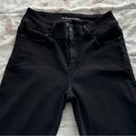 Tahari Kelly black mid rise slimming skinny jeans, size 14W minimalist preppy Photo 5