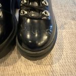 Jeffrey Campbell  Czech Black Lace Up Chunky Boots 9.5 Photo 7