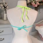 Rue 21 Bikini Swimsuit Top Mint Aquamarine Womens Medium Photo 2