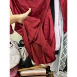 Abercrombie & Fitch Long Sleeve Off The Shoulder Satin Dress Size Small Tall Photo 9