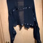 Stella McCartney  Midnight Black Sheer Shrug Photo 2