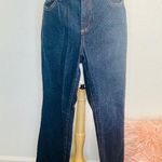 DKNY DKNA JEANS women’s dark wash blue flared button closure Photo 0