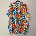 Show Me Your Mumu  Multicolor Poncho Tunic Oversized Top Tropical Women's Medium Photo 4