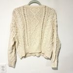 Denim & Supply Ralph Lauren  Cream Cable Knit Sweater Size Large Photo 3