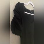 it's our time It’s Our Time Women’s Black Ruched Blouse Size M Comfy Career Top Photo 8