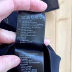 Sandro  Silk Blend Black Belted Long Dress Size 1 Small Photo 8