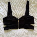 Forever 21  Cut-Out Crop Top Black Photo 2
