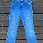 Jordache Vintage Double Knee Carpentar Jeans Blue Medium Wash Denim Photo 0
