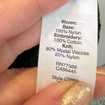 J.Crew  | Large | Black Embroidered Flowers Sleeveless Tank Top Blouse Photo 3