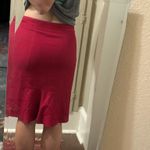 White House | Black Market Red Skirt Photo 2