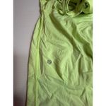 Lululemon  Size 6 Neon yellow green Athletic Tank Top Built-In Bra Activewear‎ Photo 6