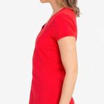 U.S. Polo Assn. Womens V-Neck -Shirt Small RED w/ Logo Casual PREPPY Basics EUC Photo 5