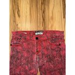 Hot Kiss  Skinny Lily‎ Red Black Snake Print Jeans Size 5 Photo 1