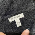 En Crème Black V Neck Lace Collar Fuzzy Sweater Womens S Whimsigoth Witchy Photo 3