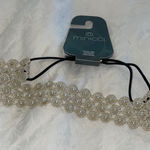 Minicci Elegant Gold and Pearl Headband Photo 0