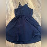 Iz Byer Navy Ruffle Mini Dress Photo 2