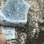 Lands' End ‎ Women's Size 18 Leopard Print Long Sleeve Button Down Shirt Photo 5