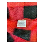 Rocking Around Sweater Size Red Holiday Christmas Fleece Plaid Long Sleeve Sz L Photo 5