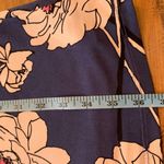 Ivanka Trump  Dress Womens Medium M Blue Floral Cold Shoulder Long Sleeve Photo 7