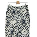 margaret o'leary  Pull-On Pants Stretch Ikat‎ Tie Dye Cream Gray Size Small Photo 3