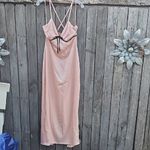 Reformation Pink Maxi Dress Photo 3